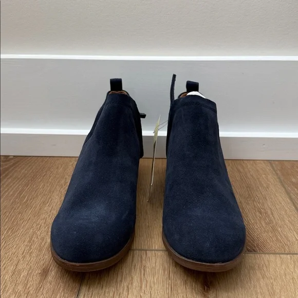 Toms Deia Navy Blue Booties - Picture 3 of 5